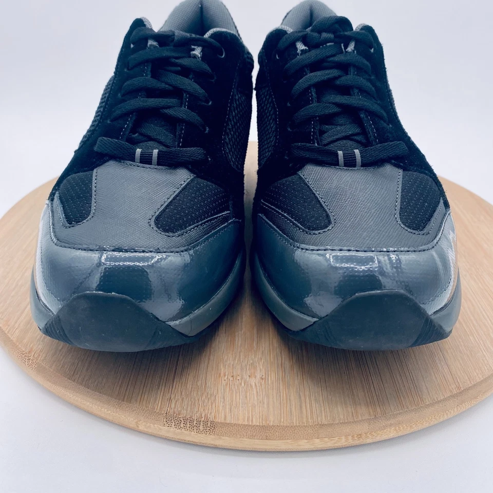 MBT Moja Shoes Womens 10.5 Black Leather Lace Up Rocker Sneakers - Image 3 of 4