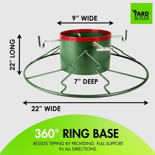 Yard Butler Santa's Helper Christmas Tree Stand - Thumbnail 4