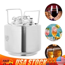 Stainless Steel 1.6 Gallon Mini Ball Lock Keg System For Small Batch HomeBrewing