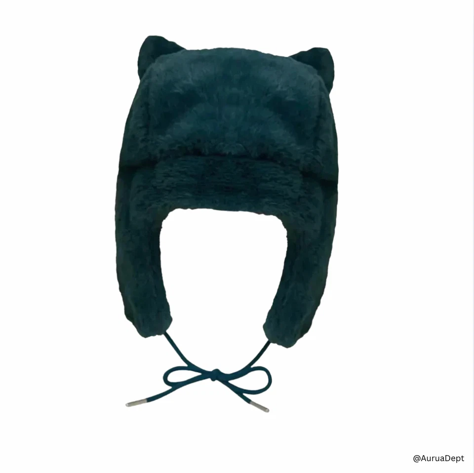 Sombrero de Invierno de Peluche Snorlax - Lindo Disfraz Inspirado en Pokémon Gorra con Oreja Foto 4 de 4