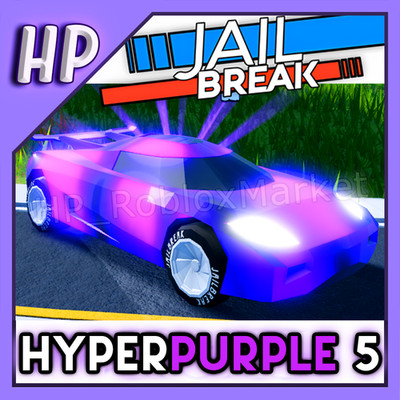 PURPLE Hyper Chrome Level 5  CLEAN   FAST DELIVERY  Jailbreak color/car