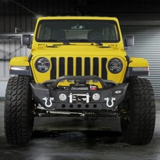 Smittybilt 77807 GEN2 XRC Front Black Steel Bumper for 18-20 Jeep Wrangler JL