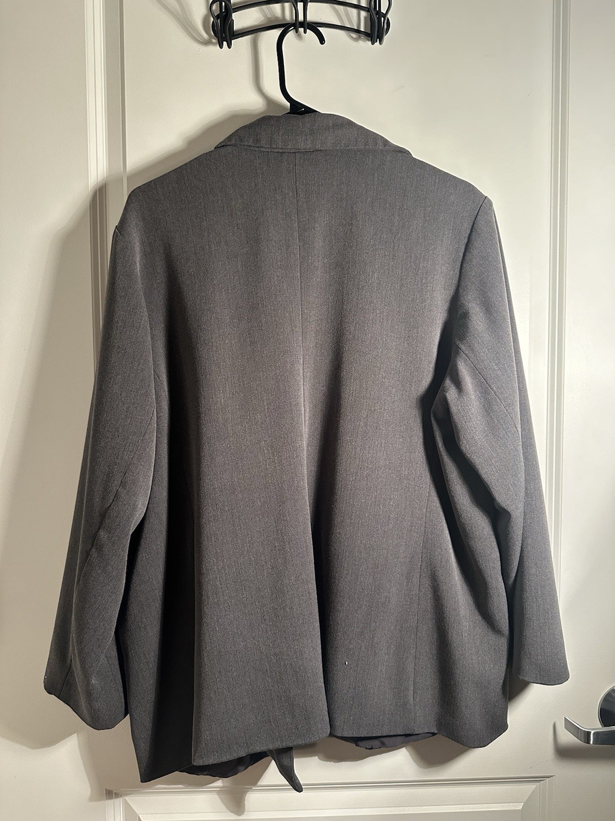 Dialogue Gray Steel Buttoned Jacket - image 5