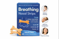 NASAL STRIPS Breathe Nose Better Reduce Snoring Right Sleep Now Apnea Adhesive