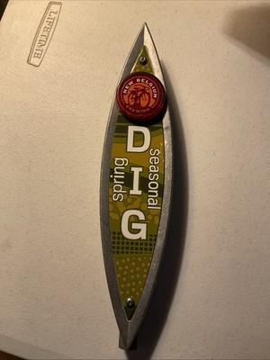 11'' NEW BELGIUM BREWING Co - DIG - Metal Beer Tap Handle-Double Sided