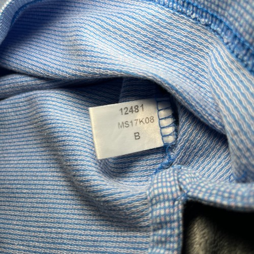 Peter Millar Polo Shirt Men's Size Large Blue 100% Cotton Short Sleeve Golf EUC - Picture 7 of 11