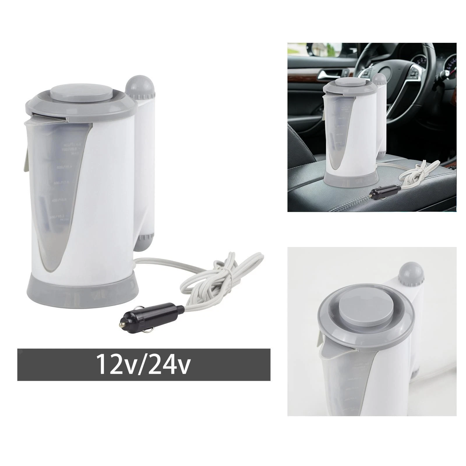 Electric Car Kettle 550 ml Water Boiler Multifunctional Traveling Cooking
Opens in a new window or t