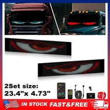 2pcs 23truck Windshield Cars Devil Eyes Light Remote Smart Eye Lamp Soft Screen 2pcs 23truck Windshield Cars Devil Eyes Light Remote Smart Eye Lamp Soft Screen
