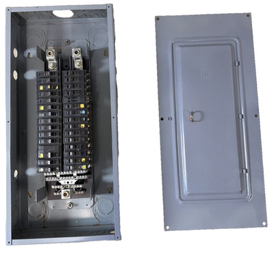 Square D 120/220/240V QO Single Phase Sub Panel Breakers Tub/Cover MLO No Main