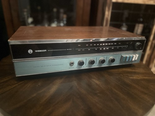 Vintage Webcor AM / FM Solid State Stereophonic Multiplex Receiver Model #WFX151
