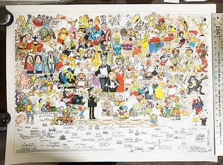 Voice For Children. 1986. SIGNED. CHARLES SCHULZ STAN LEE WALTER LANTZ MOEBIUS