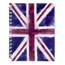 Monster Stationery - Flag A5 Lined Notebook - Made in UK - Union Jack