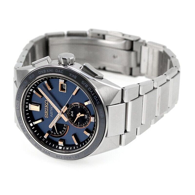 Seiko Astron SBXY053 NEXTER Blue Dial Titanium Radio Solar Seiko Astron SBXY053 NEXTER Blue Dial Titanium Radio Solar