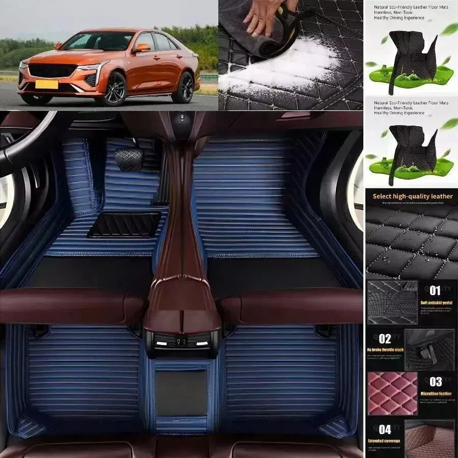 Luxury Car Mats For BMW 3 Series F30 E90 318i 320i 323i 325i 328i 330i 335i 340i — 第 4/4 张图片