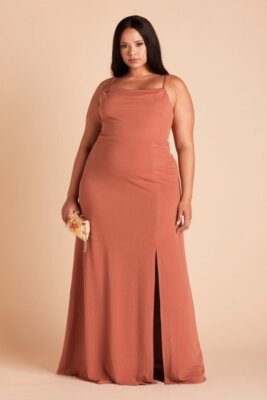 terracotta bridesmaid dresses plus size 25 Terracotta Bridesmaid Dresses We're Swooning Over
