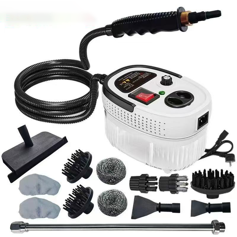 Powerful Steam Cleaner with High-Pressure Jet Flow and 12 Cleaning Accessories  -image