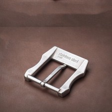 Stainless Steel Pin Belt Buckle Men's Belt Buckles For 1.5" Belt With Belts Loop