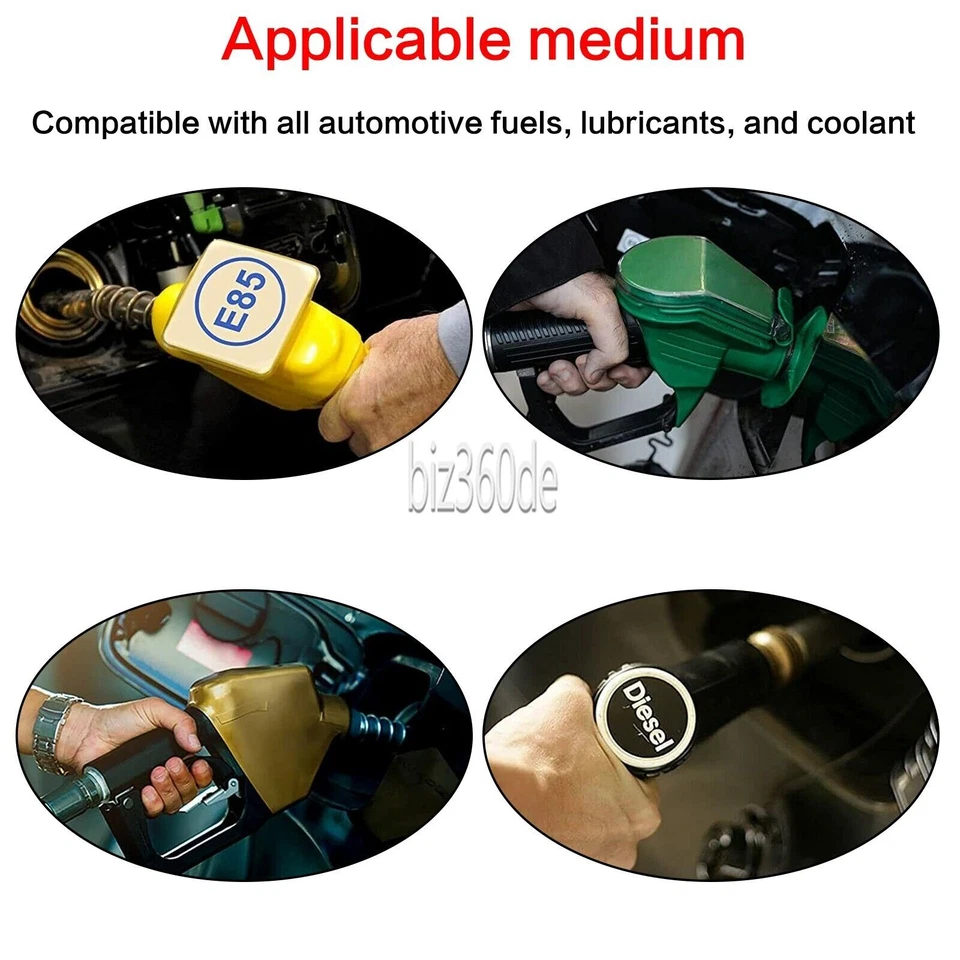 Dash AN4/6/8/10 PTFE Stahlflex Kraftstoffleitung Ölschlauch Benzin + Alu Fitting - Bild 4 von 4