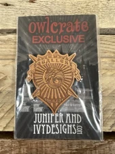 Owlcrate Exclusive Juniper And Ivy Designs Wooden Laser Etched Pin
