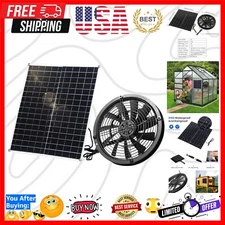Durable Weatherproof Solar Fan Kit - Perfect for Farming & Greenhouse Use