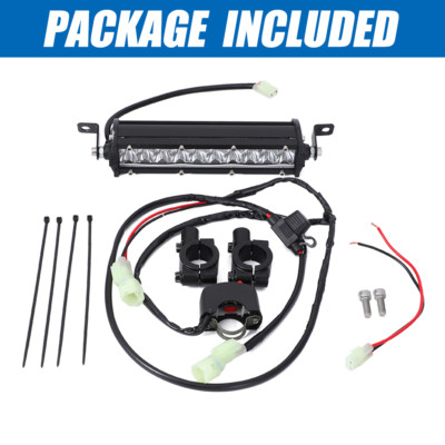 LEDライト　A8pro ＋bracketセット Led Headlight Light Bar Lighting Kit Driving Lamp For 7/8