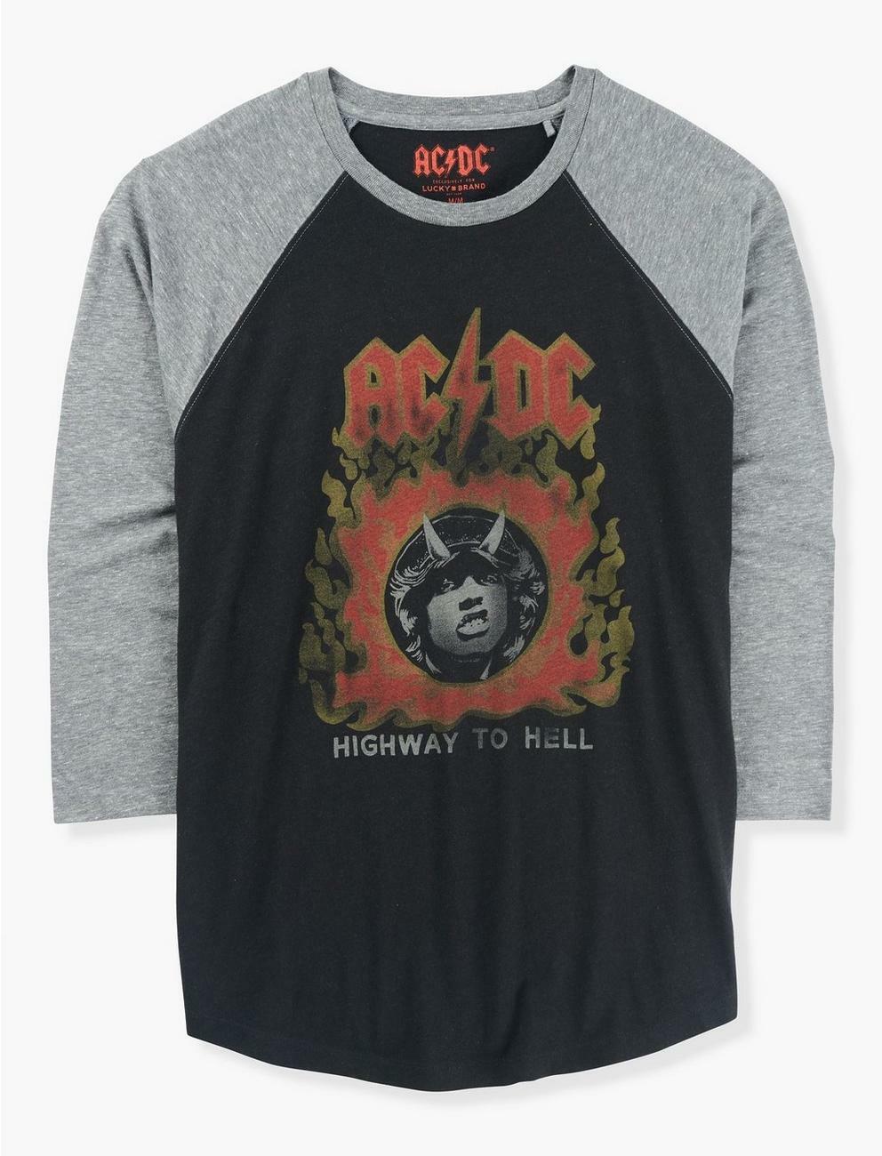 Lucky Brand AC/DC Men's Highway To Hell Concert Shirt 7MDG0268 XL NWT ...