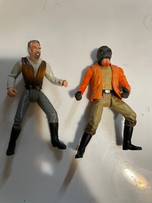 STAR WARS Dr Evanzan Ponda Baba CANTINA SHOWDOWN Figure Lot 3.75  WALMART 1997