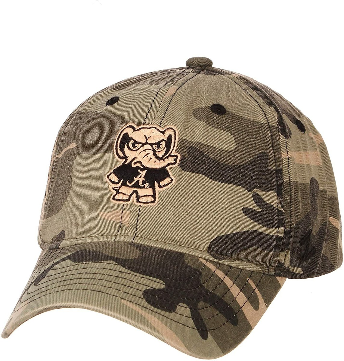 NCAA Zephyr Adult Camo Mascot Adjustable Cotton Twill Dad