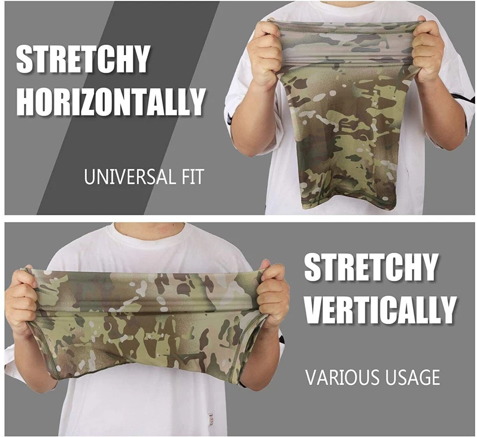 Neck Gaiter Bandana Half Face Mask UV Protection Shield Balaclava Headwear - Image 3 of 4