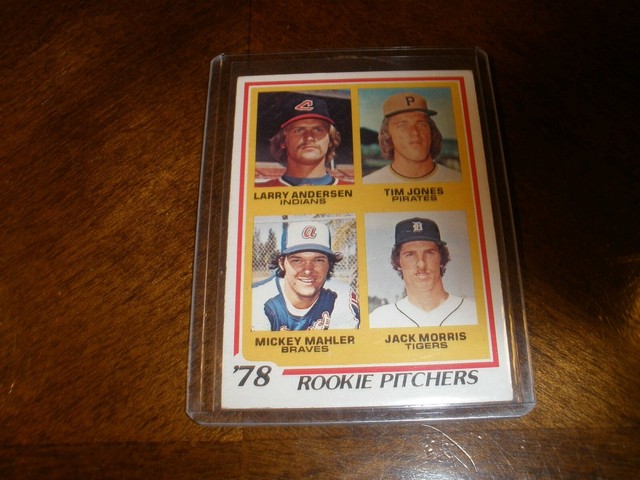 1978 TOPPS ROOKIE PITCHERS JACK MORRIS BASEBALL CARD 703 GM571 EBay