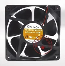 SUNON KDE2412PMS2-6A DC24V 5.5W 2-Wire Inverter Cooling Fan