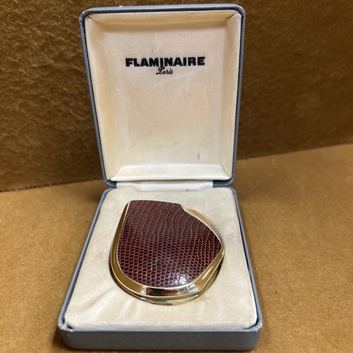 VINTAGE FLAMINAIRE BUTABLOC PARIS MADE IN FRANCE Brown In Box - Picture 6 of 6