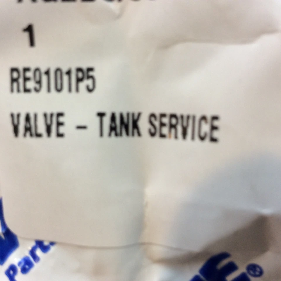 Válvula de encendido y apagado del tanque de propano RE9101P5, válvula de combustible para carretilla elevadora  Foto 3 de 3