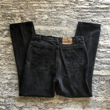 Vintage Levis 550 Men’s Denim Jeans Black Relaxed 36x34 BLACK TAB MADE IN USA