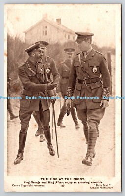 R773635 Der König an der Front König George und König Albert genießen eine amüsante Anekd
