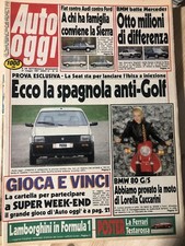 Rivista Auto Oggi 1987 Nr. 24