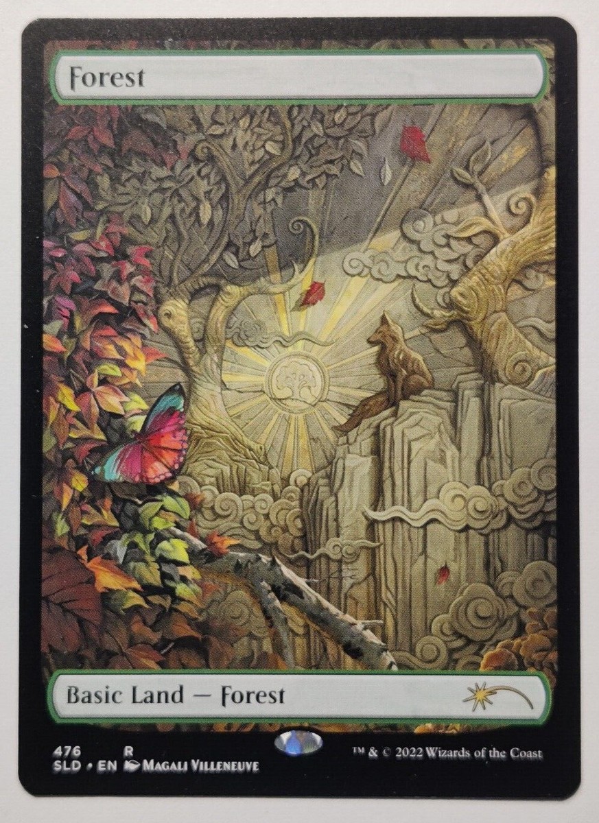 MTG Secret Lair Forest (476) -SLD Magali Villeneuve NM