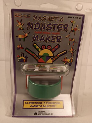 Safari Mind Benders Magnetic Monster Maker 3D Magnet Sculpture Set MIP For 4Yrs+