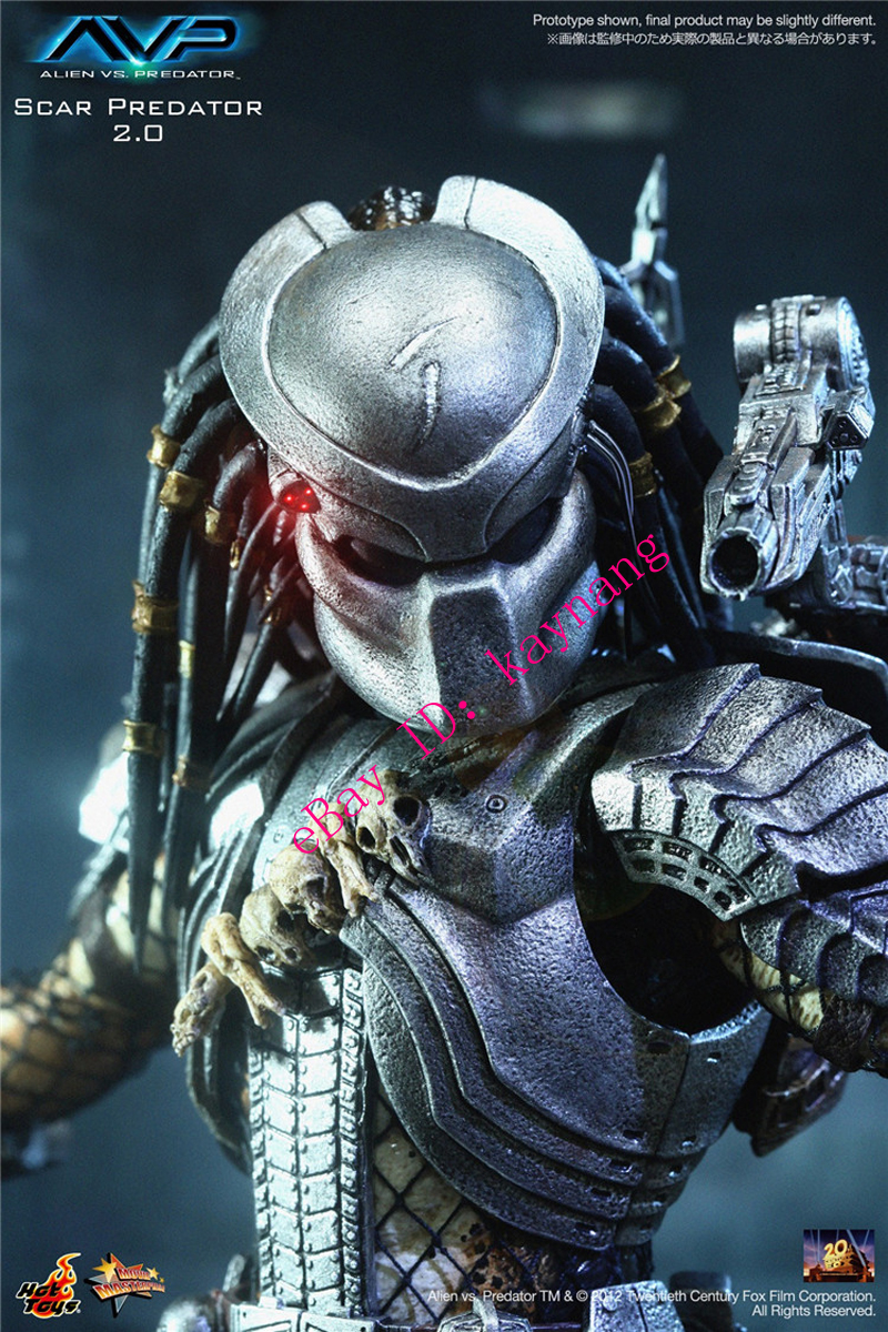 未開封ホットトイズ MMS１９０プレデター　ＡＶＰ 1/6　エイリアン Hot Toys MMS190 Alien vs. Predator 1/6 Scar Predator Action