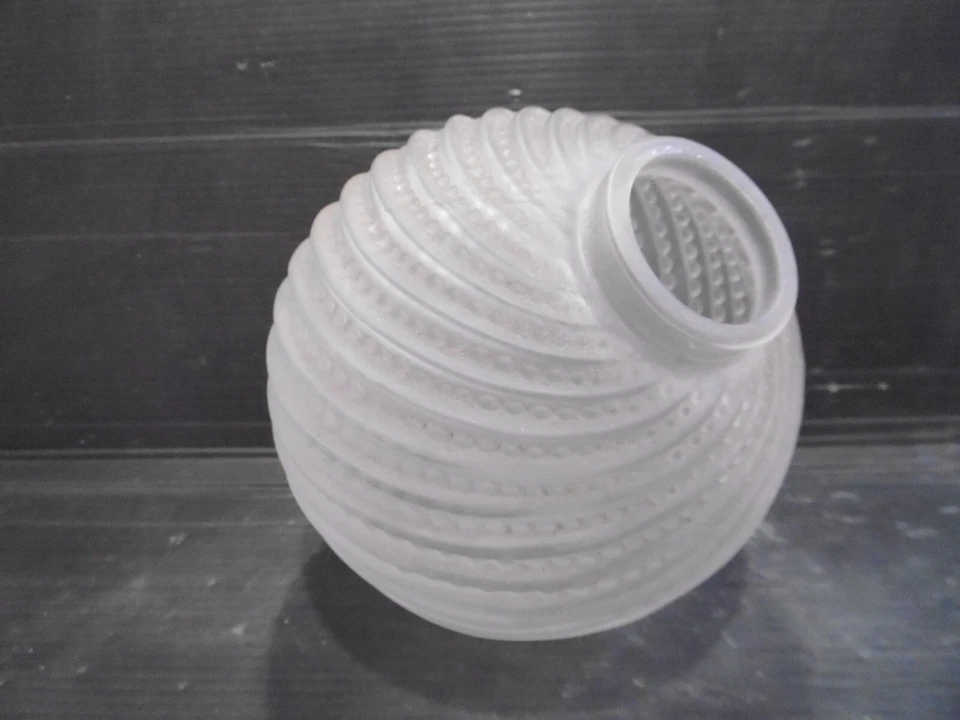 GLOBE VERRE VINTAGE FRENCH ANCIEN - Photo 3/3