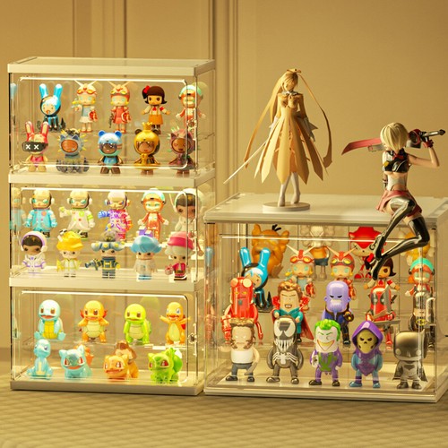 1 Set Storage Display Rack Transparent Display Doll Display Box