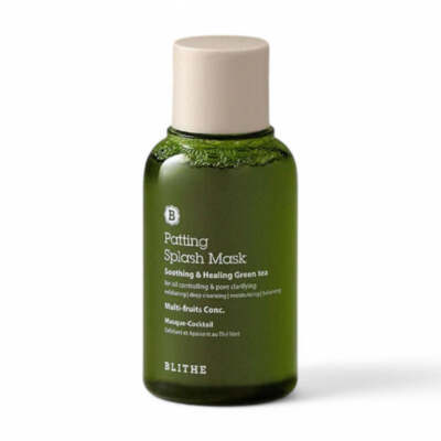 BLITHE Patting Splash Mask Mini 3 Types Soothing&Healing Green Tea 70ml #mde