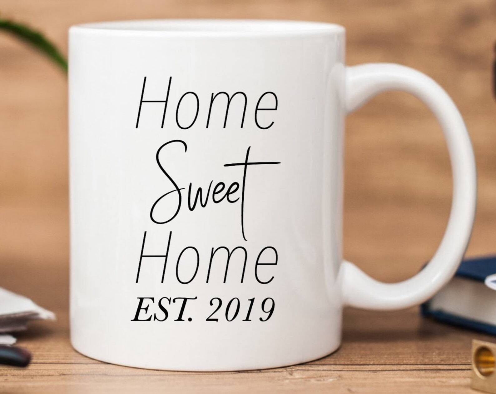 Home Sweet Home Custom Personalized Year Mug Gift
