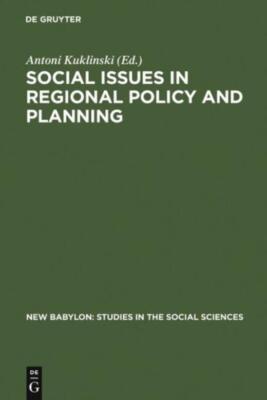 Social Issues In Regional Policy And Planning