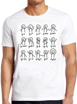 Lustiges T-Shirt Algebra Tanz Grafik Figuren Mathe Gleichung Witz Manga Geschenk M976