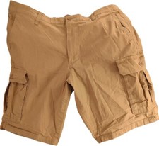 Dockers Men's Shorts 38 Khaki Cotton Button Cargo Pockets