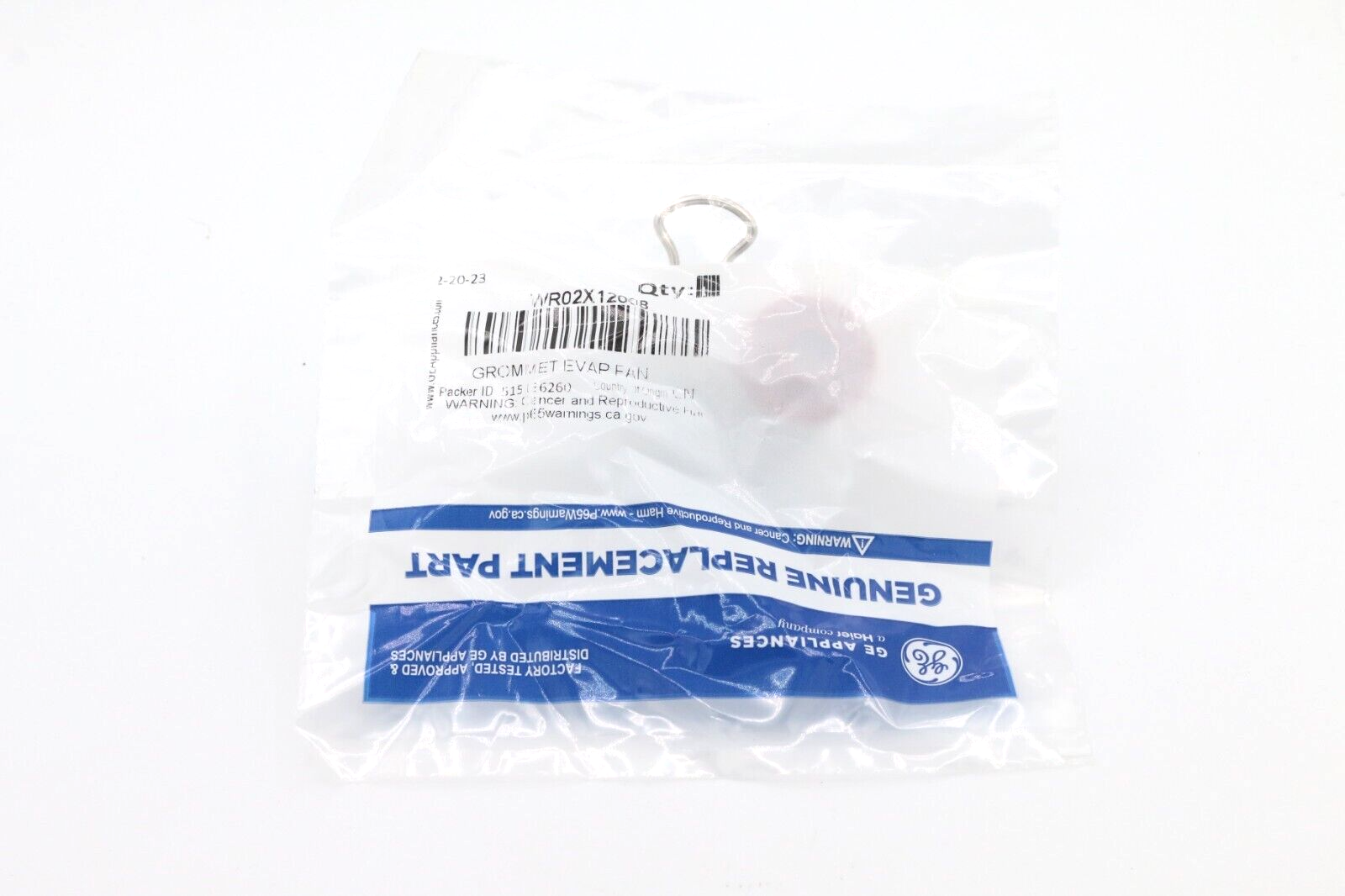 WR02X12008 WR02X10519 OEM GE Refrigerator Evaporator Fan Grommet 1 YEAR