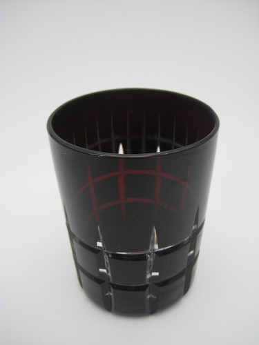Set 6x Whiskey Whisky Glass Tumblers 200ml Lead Crystal Overlay Hand Cut - Picture 9 of 10
