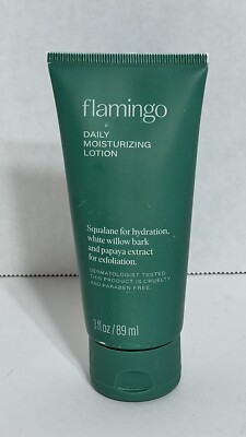  Flamingo Squalane, White Willow Bark, Papaya Extract, Moisturizing Lotion 3oz