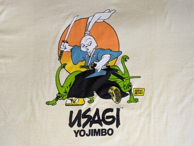 Vintage 1987 Usagi Yojimbo XL T-Shirt Comic Images ORIGINAL Stan
